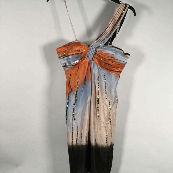 BCBG Maxazria Silk Embellished Dress Size 4 - Picture 1 of 4